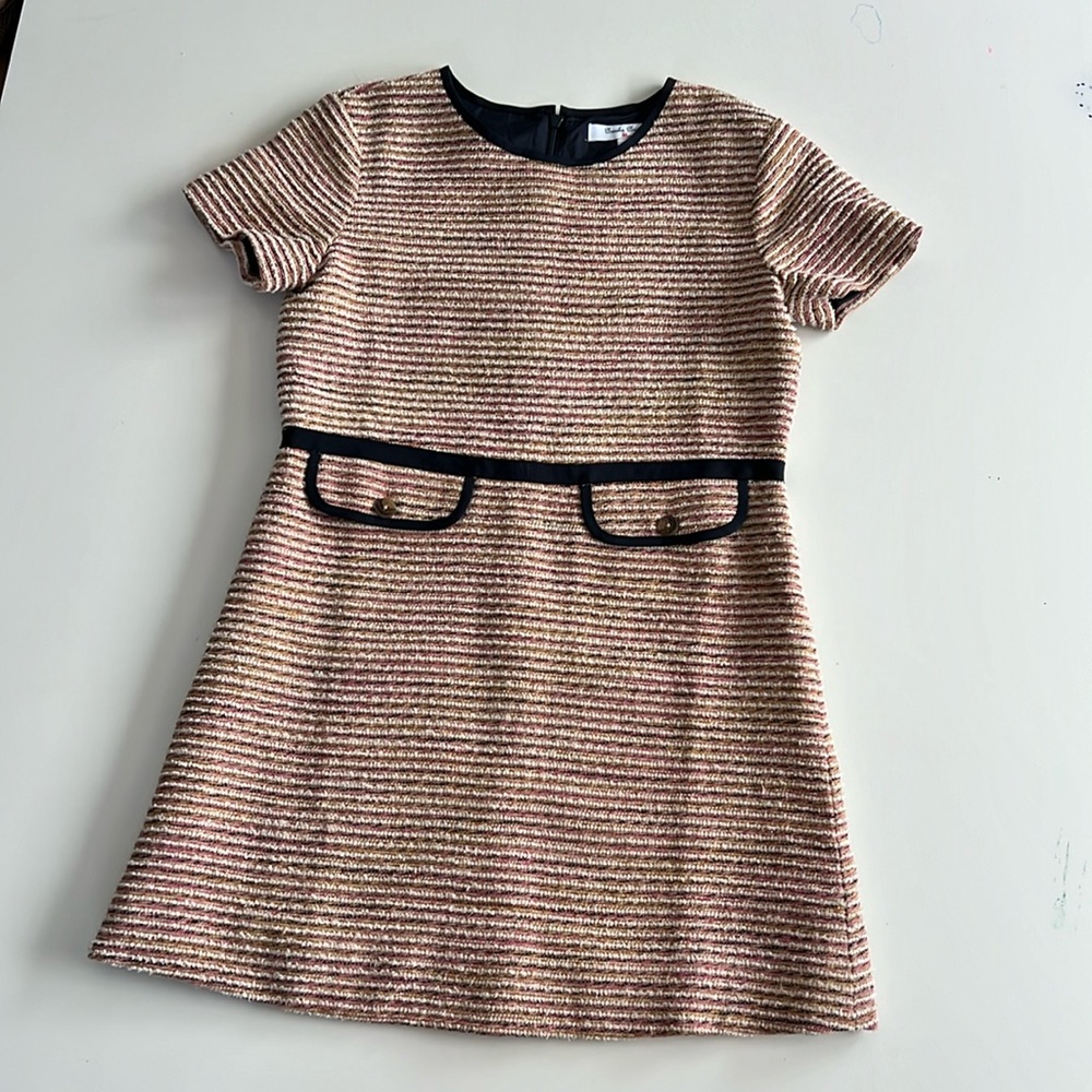 Brooks Brothers Fleece Tweed Dress - Size 12